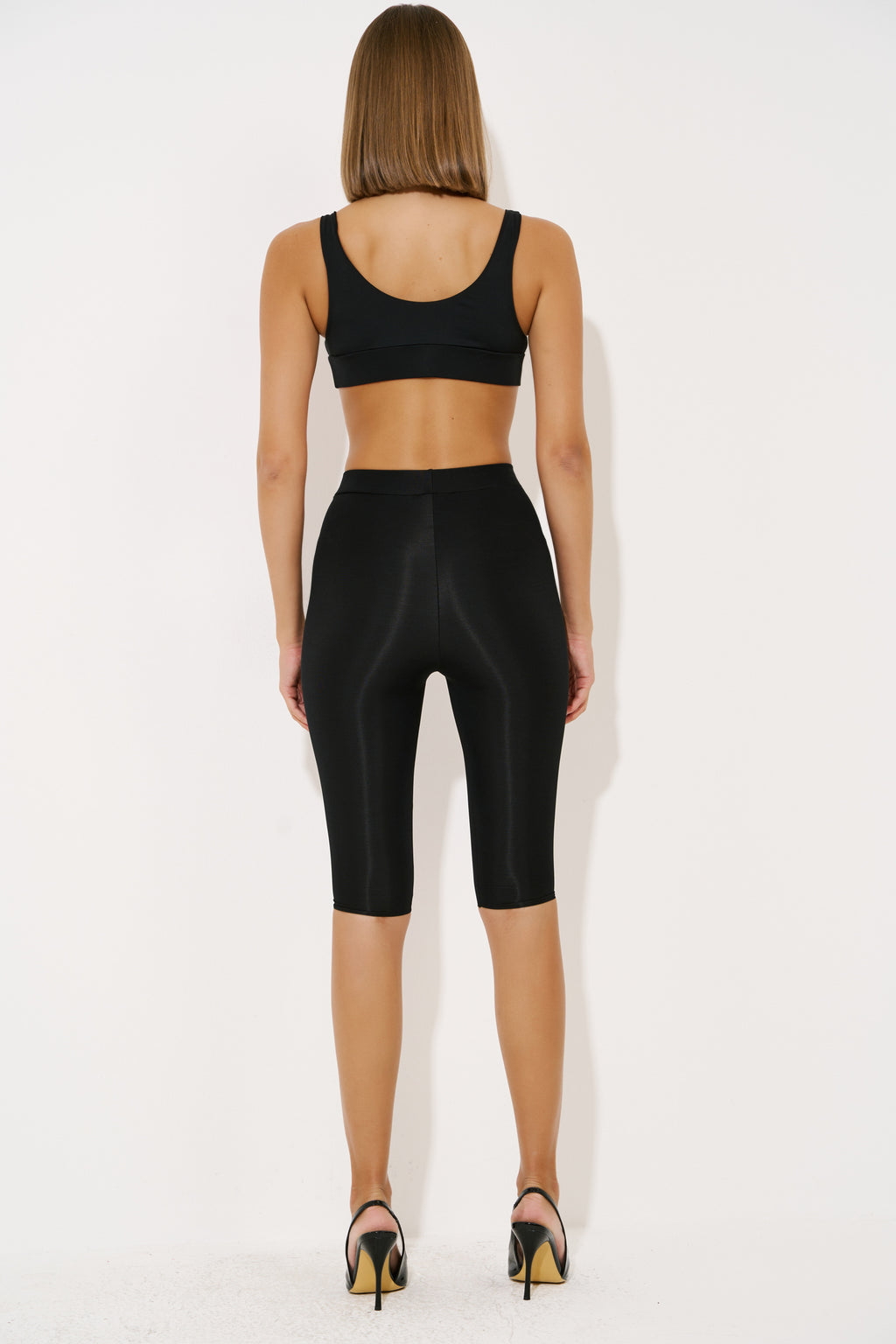 Bant Detaylı Mini Büstiyer - Black arka