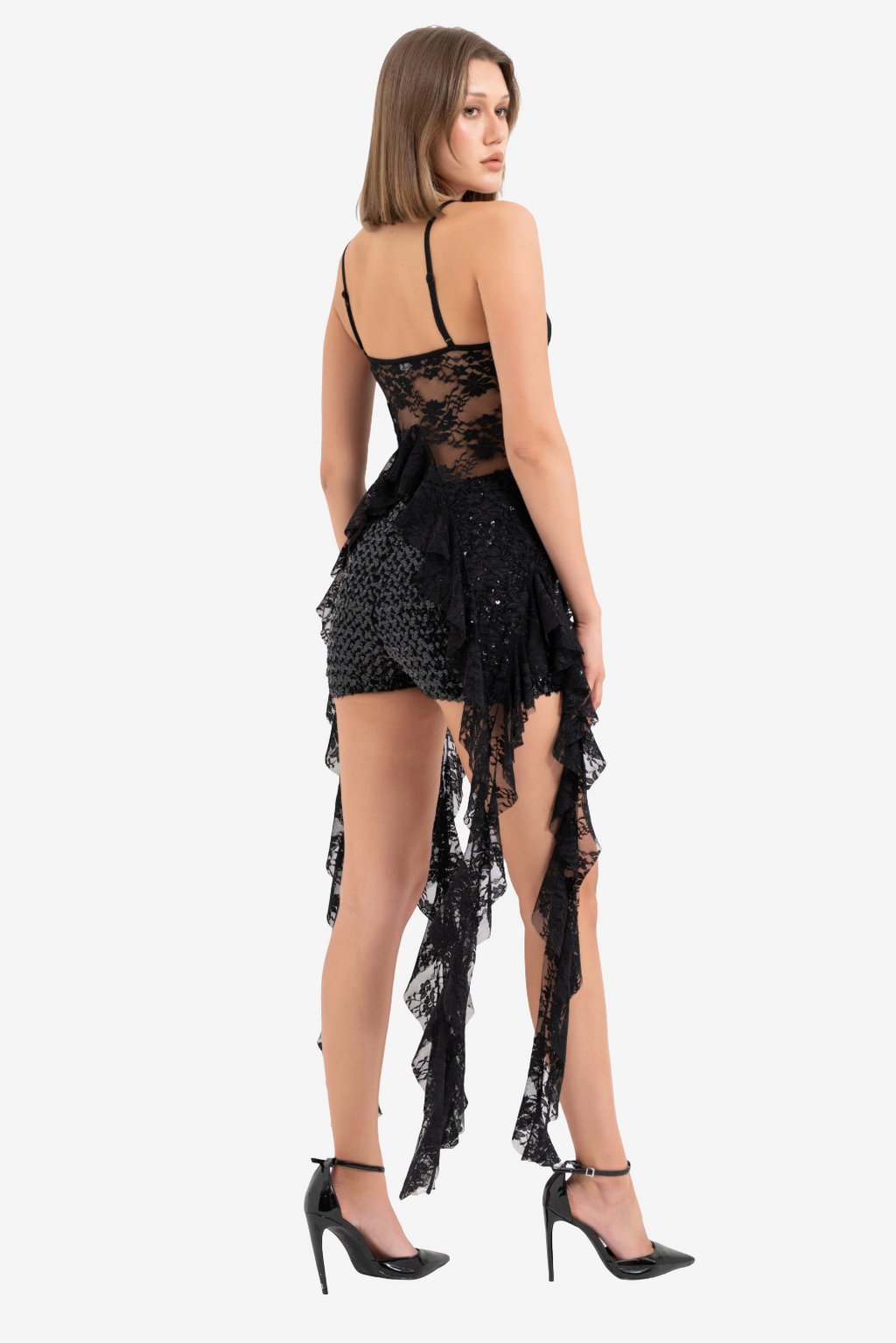 Dantelli Straplez Crop Bluz