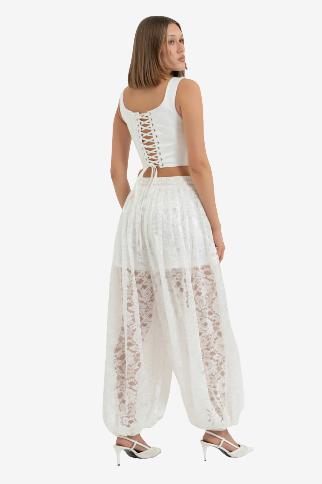 Sırtı Kuşgözü Detaylı Kalın Askılı Büstiyer