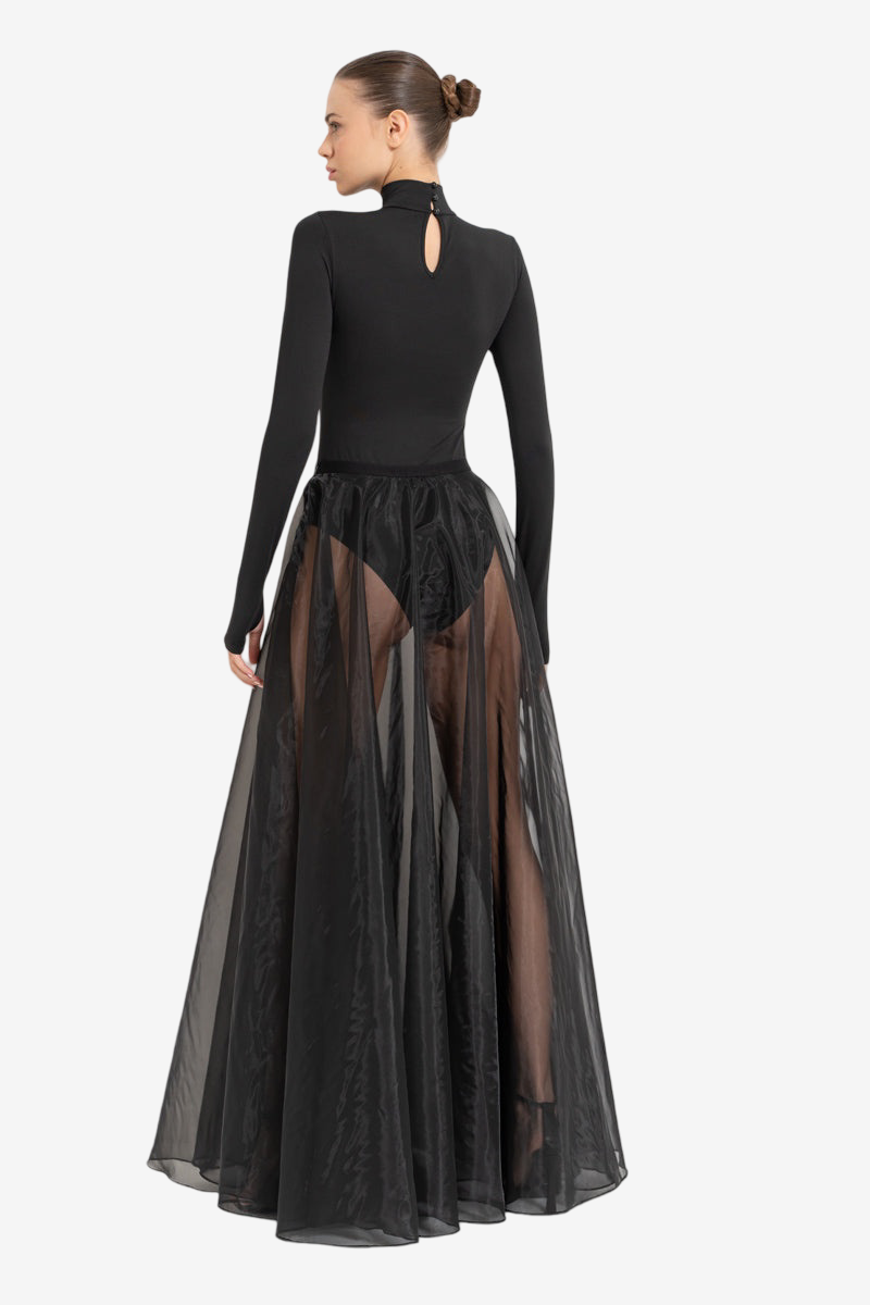 Parmak Detaylı Balıkçı Yaka Bodysuit